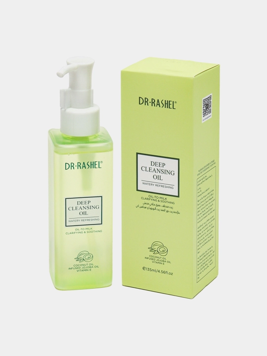 Yuz uchun namlovchi va chuqur tozalovchi gidrofil moyi Dr. Rashel 135 ml - 