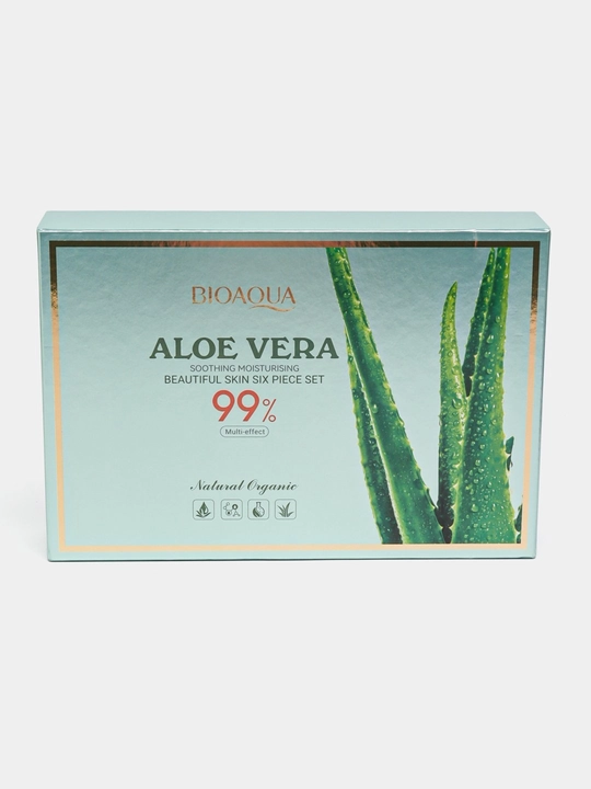 Gialuron kislotali, terini yoshartirish uchun BIOAQUA kosmetik sovg‘a to‘plami