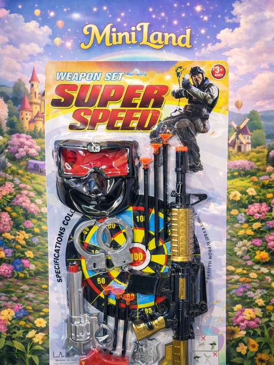 No 8869, Детский игровой военный набор, с игрушечным оружием  - 