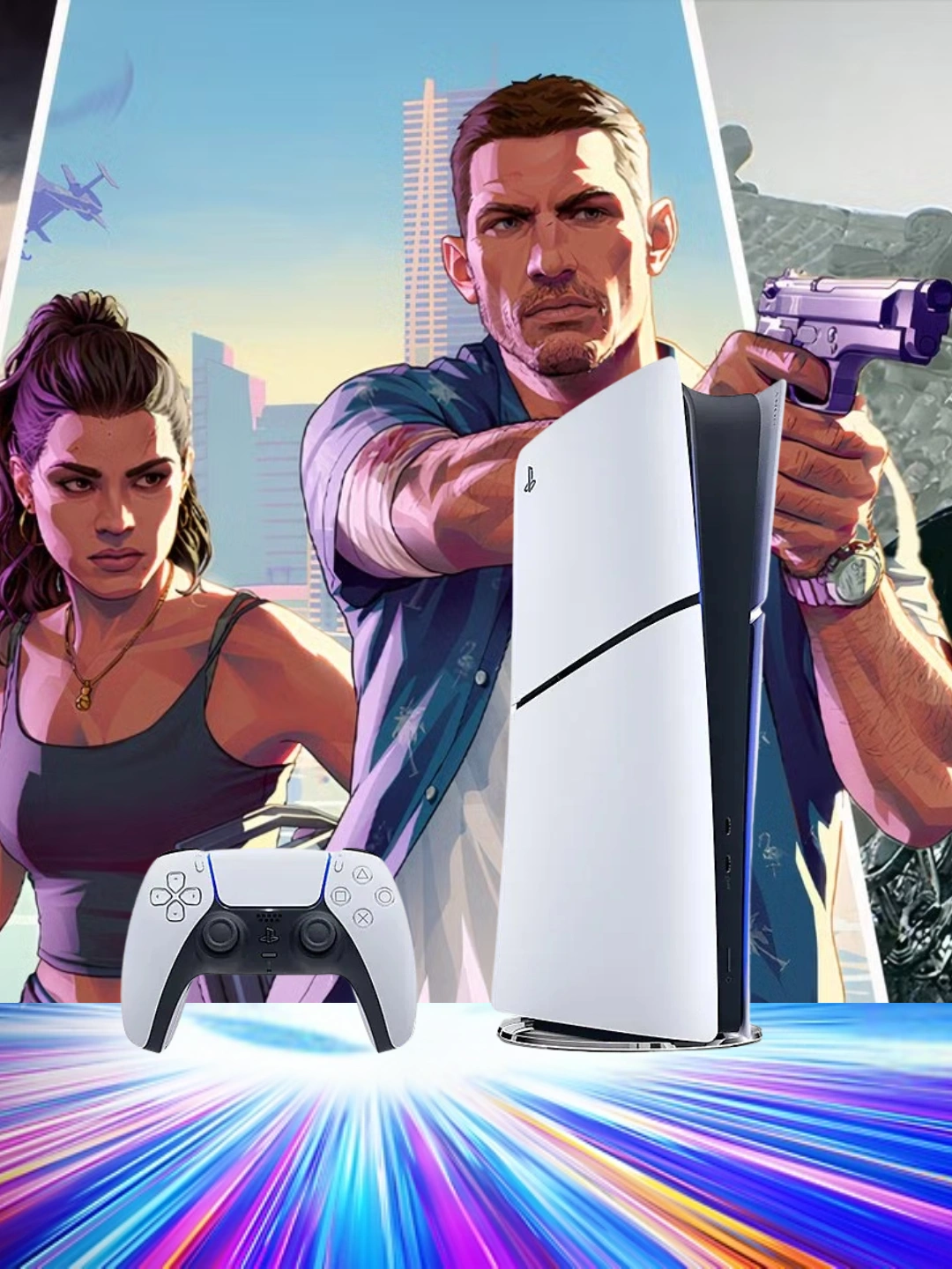 Игровая приставка Sony PlayStation 5 Slim Digital Edition 1TB (PS5), белый за 7399000 сум по лучшей цене. Uzum Market