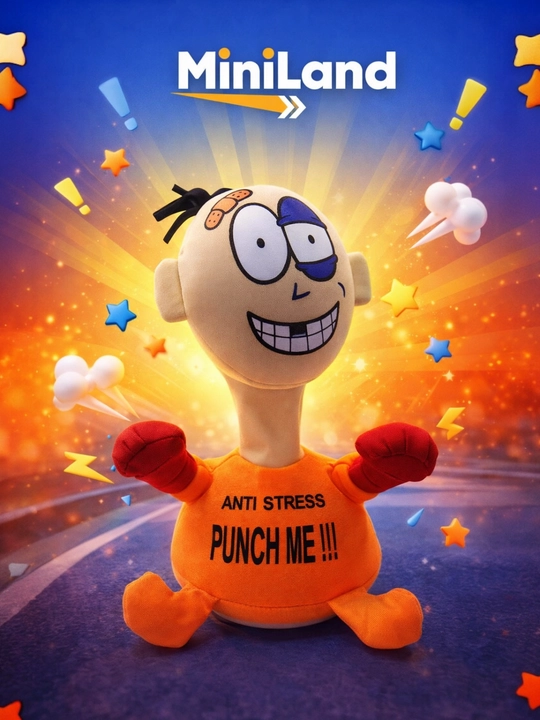 Uy, ofis va avtomobil uchun stressga qarshi o'yinchoq PUNCH ME - 