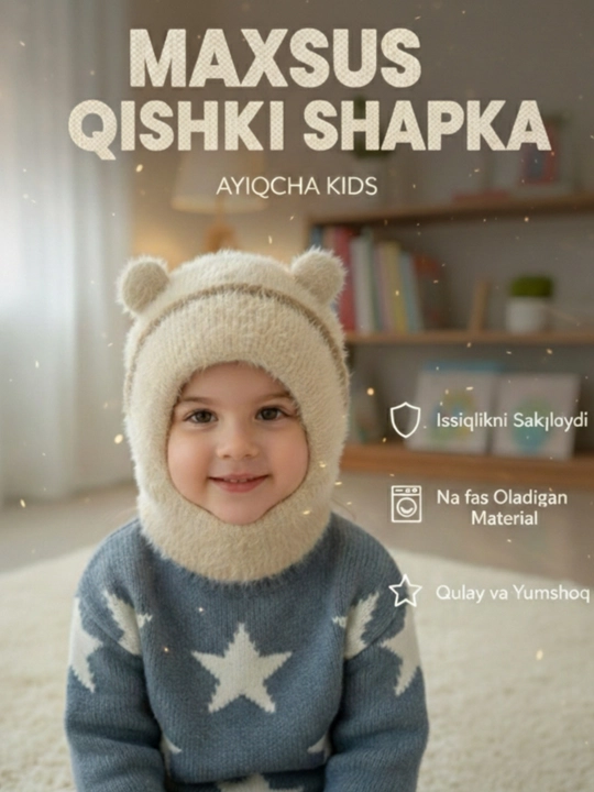 Шапка, шапка для девочек, шапка шарф, комплект шапка и шарф, 6–12 лет