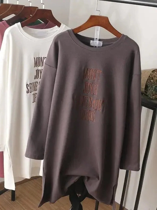 Лонгслив женский ELLY FASHION оверсайз, туника с длинным рукавом