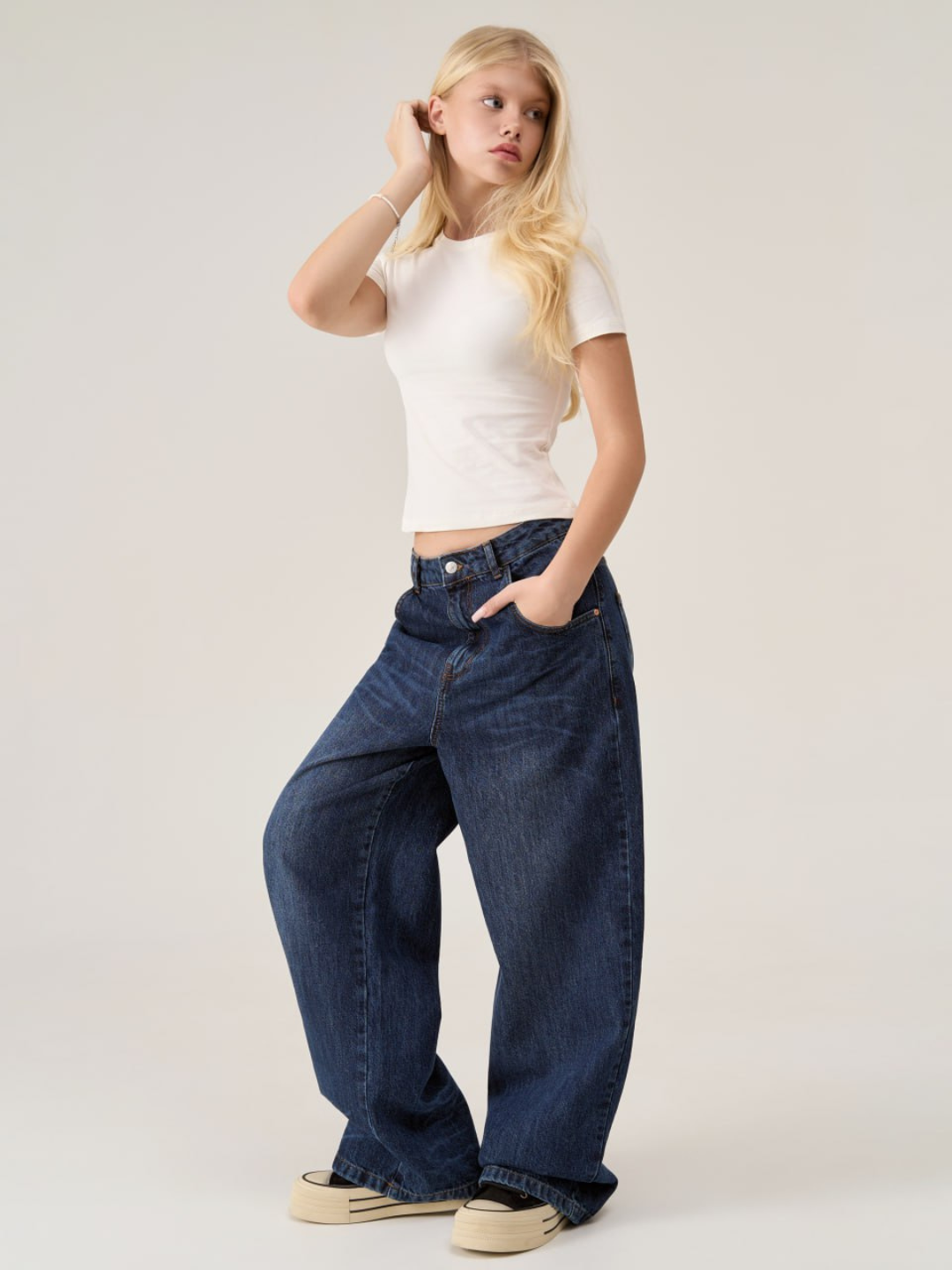 Keng baggi jinsi, oversize baggy