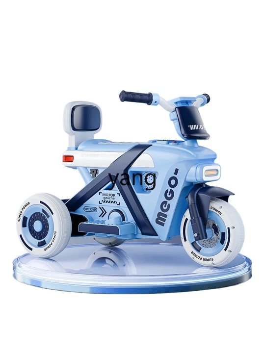 Qora bolalar elektr mototsikli - 