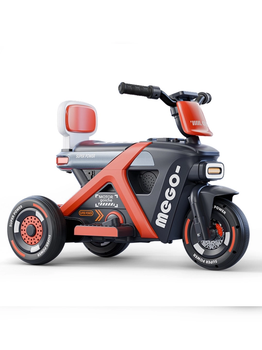 Qora bolalar elektr mototsikli - 