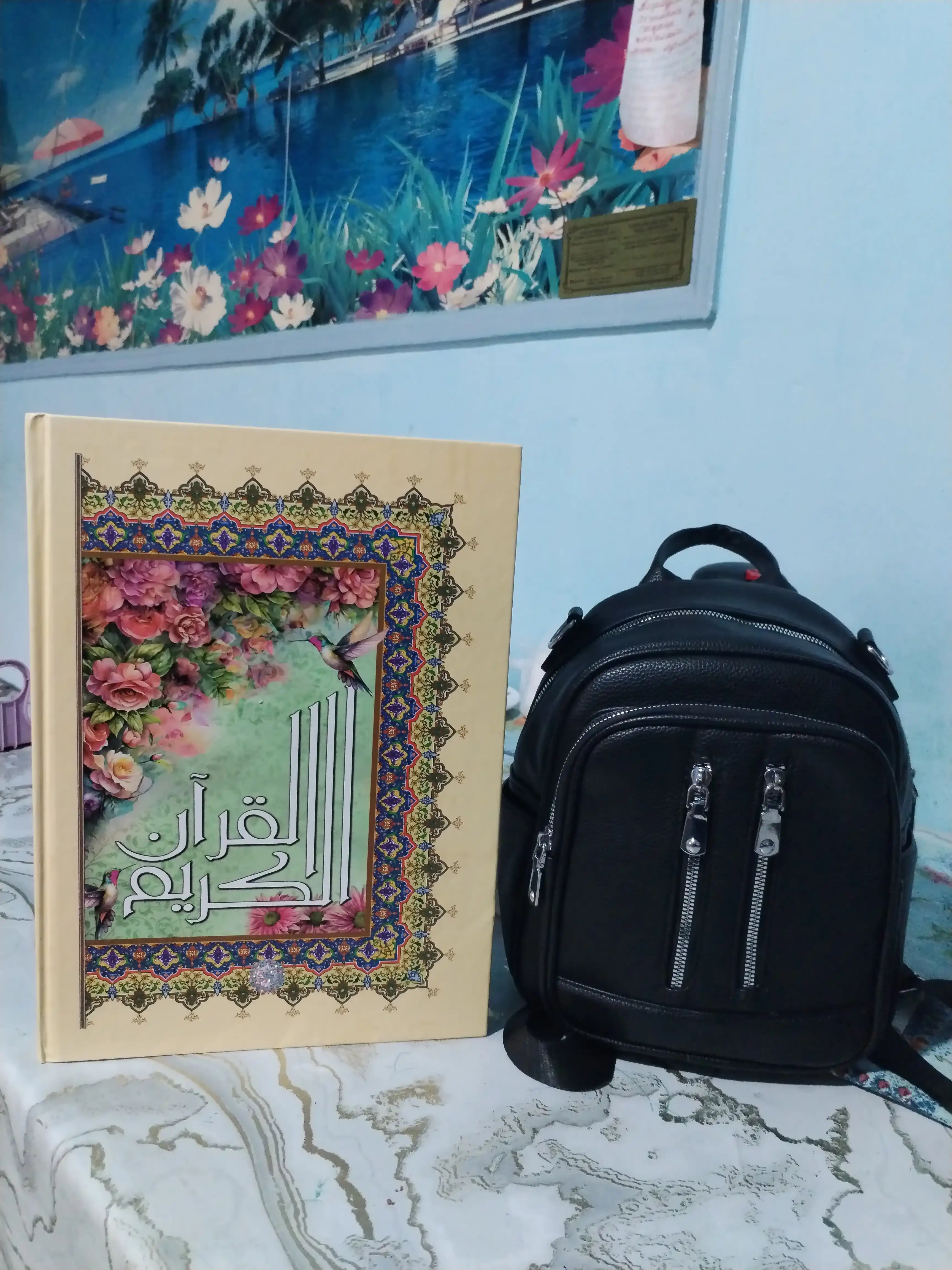 Qur'oni Karim — Maxsus "Qushli" dizayn (Nafis bezak, qattiq muqova)