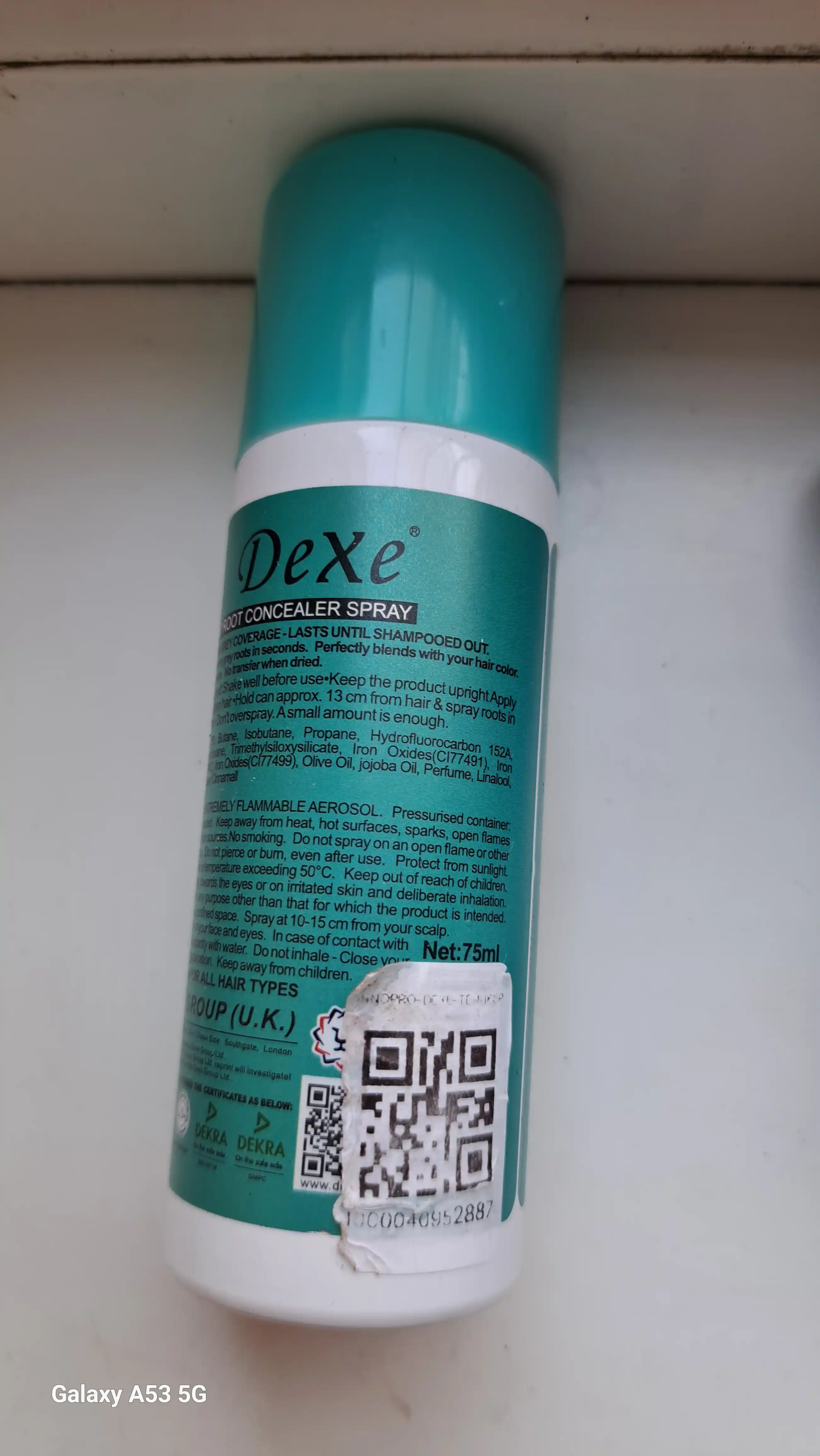 Тонирующий спрей Dexe Magic Retouch, для закрашивания отросших корней, 75 мл