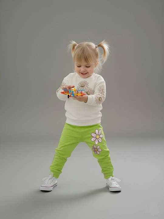 Комплект двойка для девочек, 3-4-5 лет - 