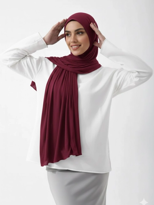 Umra va haj uchun mo‘ljallangan tayyor ayollar hijob ro‘moli, o‘lchami 175×65 sm, Kaliforniya - 