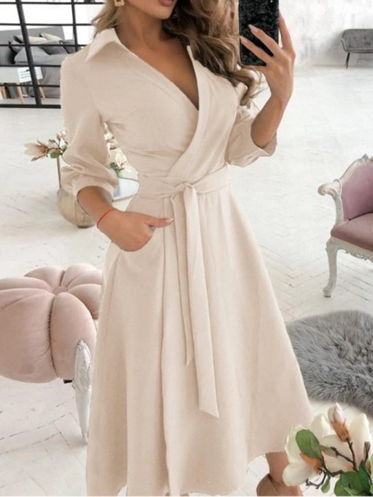 Платье женское, повседневное, большие размеры - ELLE FASHION - 