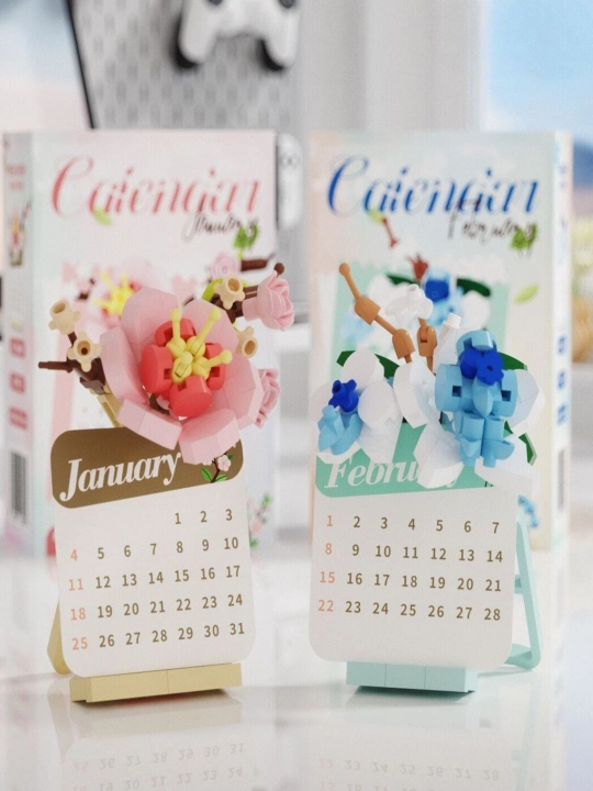 Kalendar-konstruktor gulli dizaynda, 2026