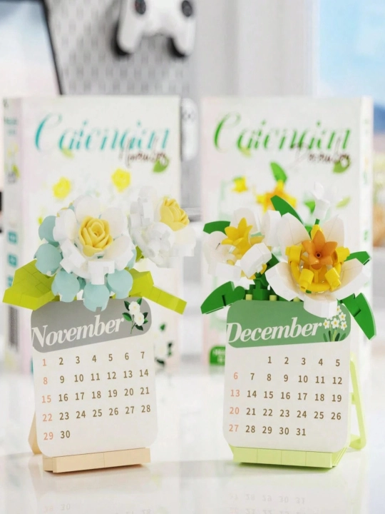 Kalendar-konstruktor gulli dizaynda, 2026
