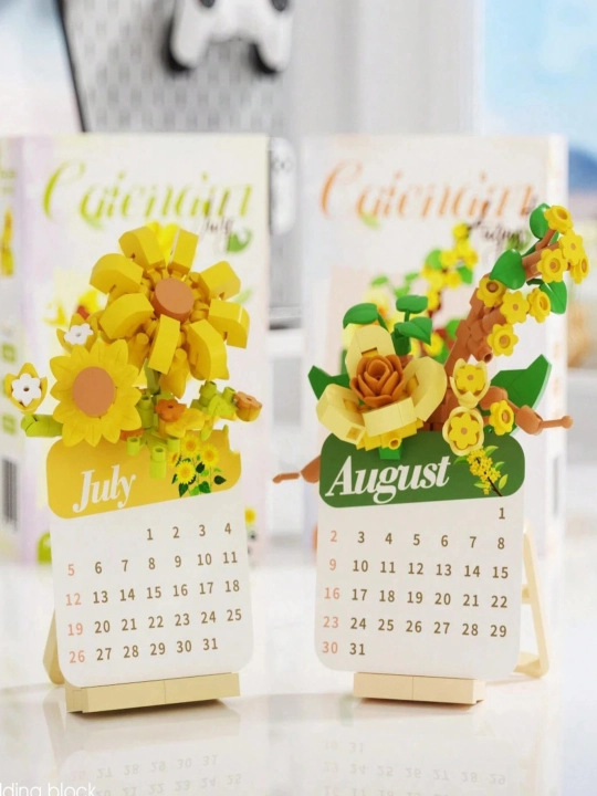 Kalendar-konstruktor gulli dizaynda, 2026