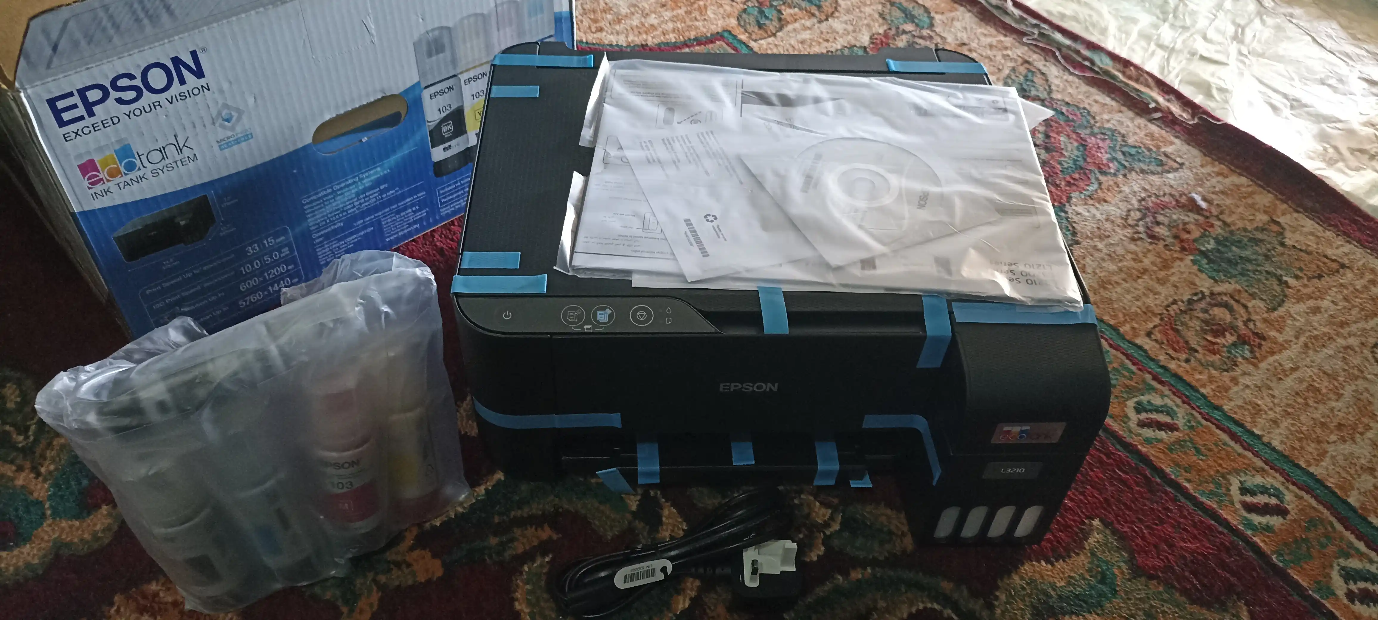 EPSON printer MFU  L3210, rangli, 3 tasi 1 da