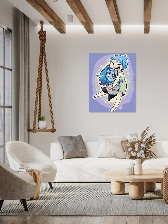 Raqamlar bo'yicha rasm chizish ARTERY "Multfilmlar", 40×50 sm, xolstga bo'yaladigan rasm