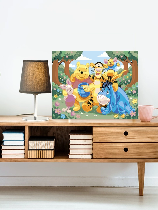 Raqamlar bo'yicha rasm chizish ARTERY "Multfilmlar", 40×50 sm, xolstga bo'yaladigan rasm