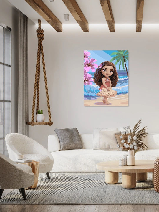 Raqamlar bo'yicha rasm chizish ARTERY "Multfilmlar", 40×50 sm, xolstga bo'yaladigan rasm