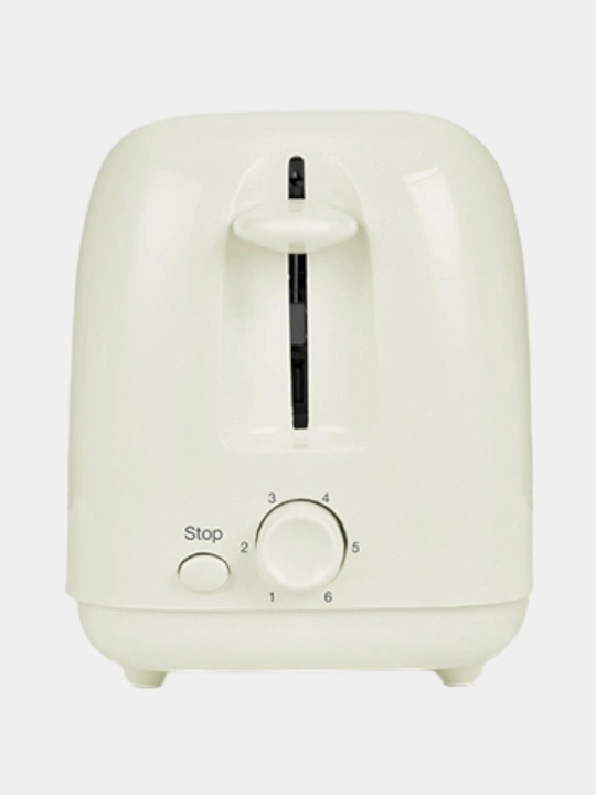 Тостер Blackton Bt T1110, высокая мощность 800 Вт, 2 отделения, 6 уровней поджаривания
