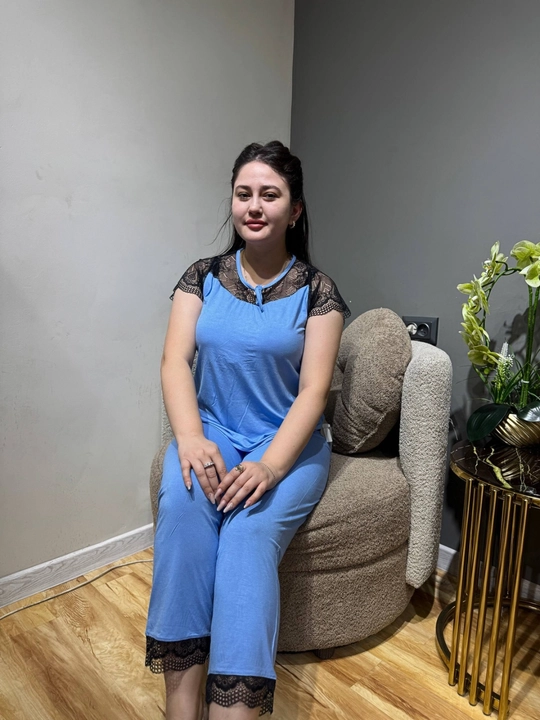 Ayollar uchun pijama, yumshoq, qulay, havo o‘tkazuvchi, o‘lcham standart - 