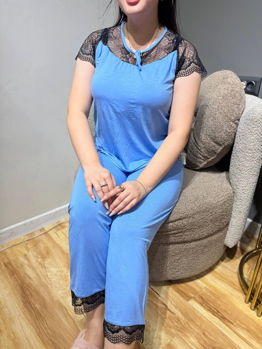 Ayollar uchun pijama, yumshoq, qulay, havo o‘tkazuvchi, o‘lcham standart