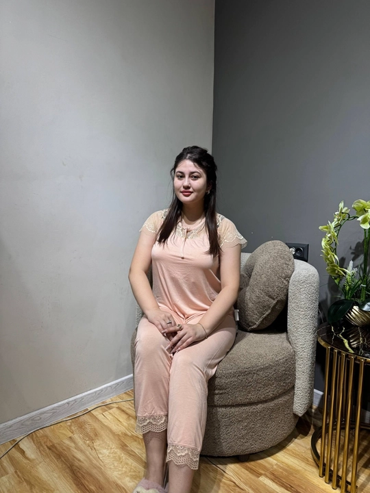 Ayollar uchun pijama, yumshoq, qulay, havo o‘tkazuvchi, o‘lcham standart - 
