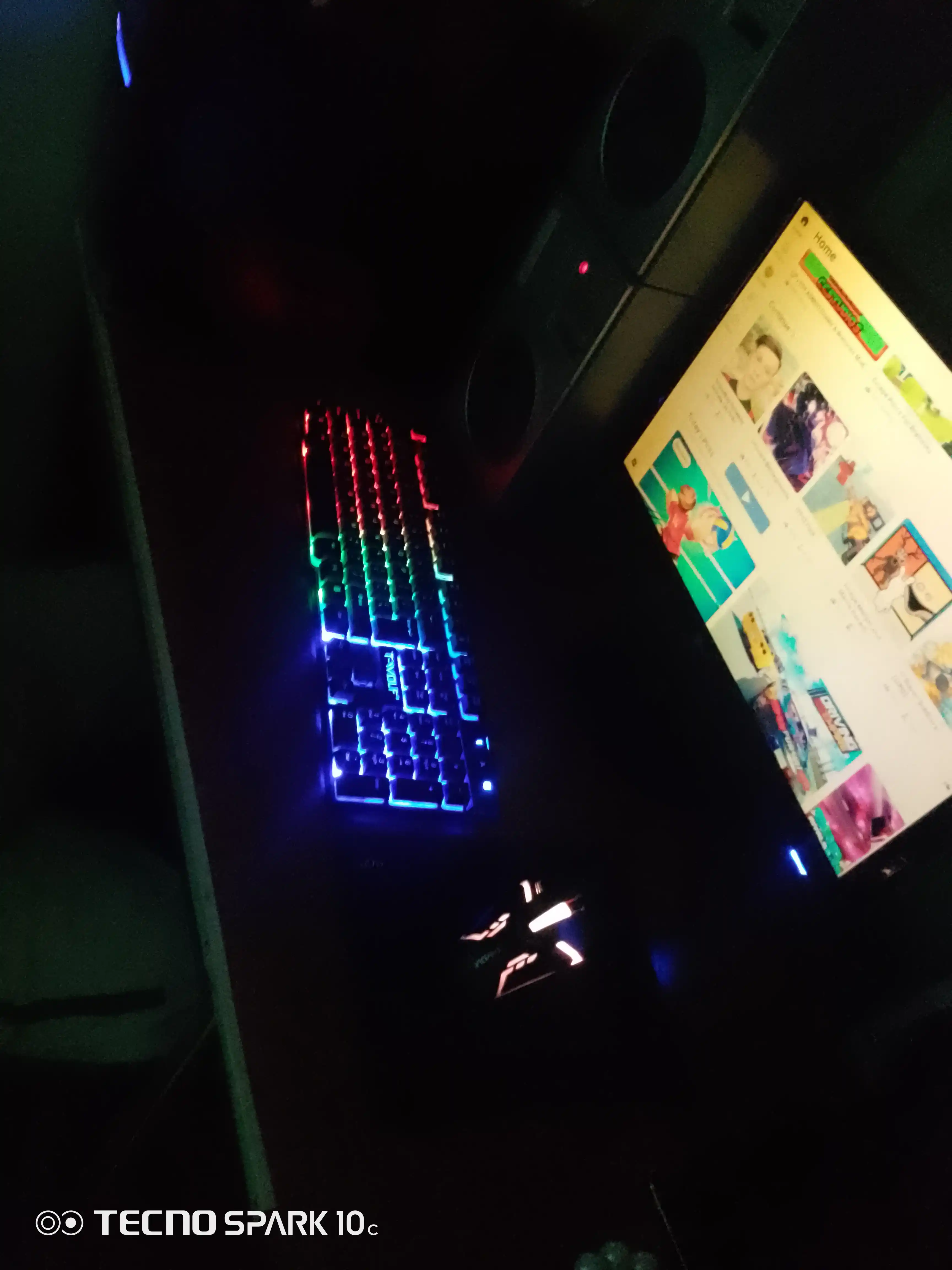 O'yin klaviatura va sichqonchasi T-Wolf TF270,GTX350,TF200 led chiroqli
