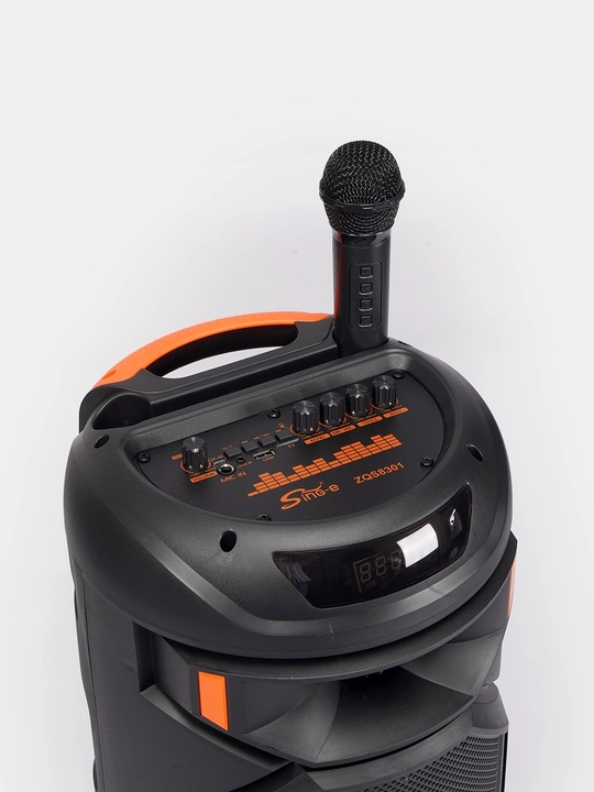 Karaoke va RGB yoritgichli Sing-E portativ Bluetooth karnay - kuchli tovush