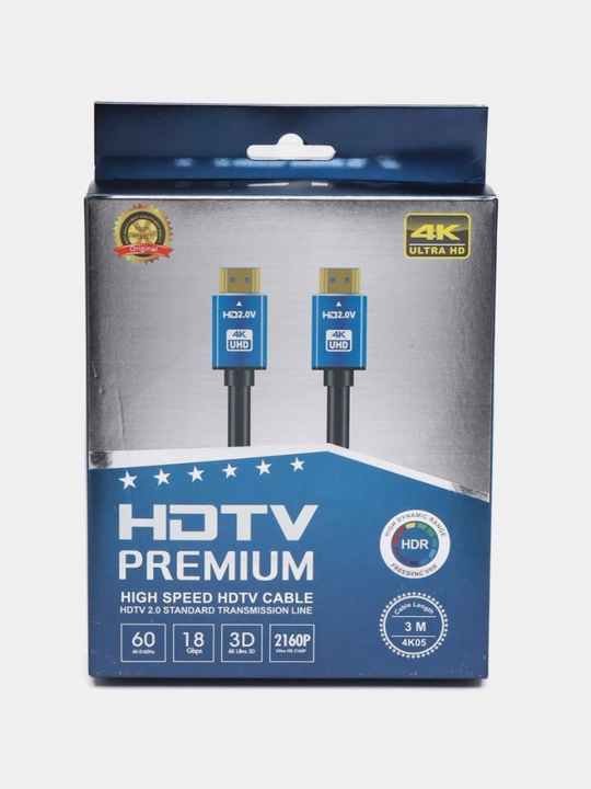 Кабель HDMI 2.0, High Speed, для дома и офиса, разрешение 4K, RSTAR