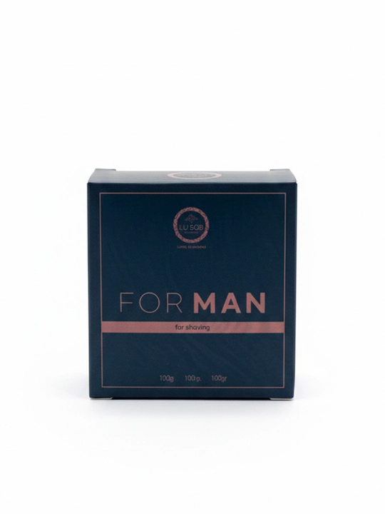 LU’SOB FOR MAN parfyumli sovun, soqol olish va tana uchun, Koreya, 100 g - 