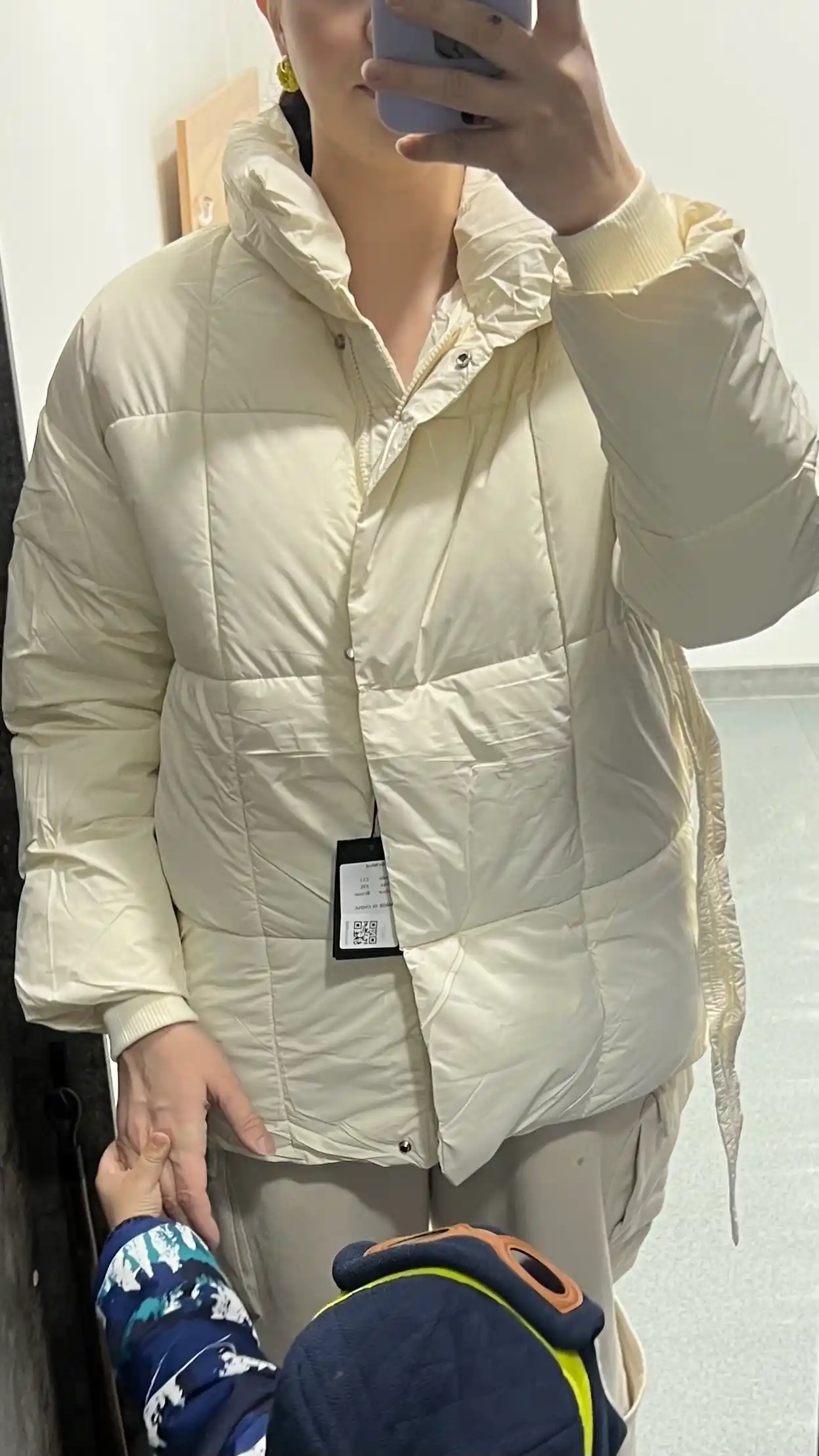 Kurtkalar ayollar uchun, qishki kurtkasi  belbogʻli Elly Fashion, issiq qishki kurtka