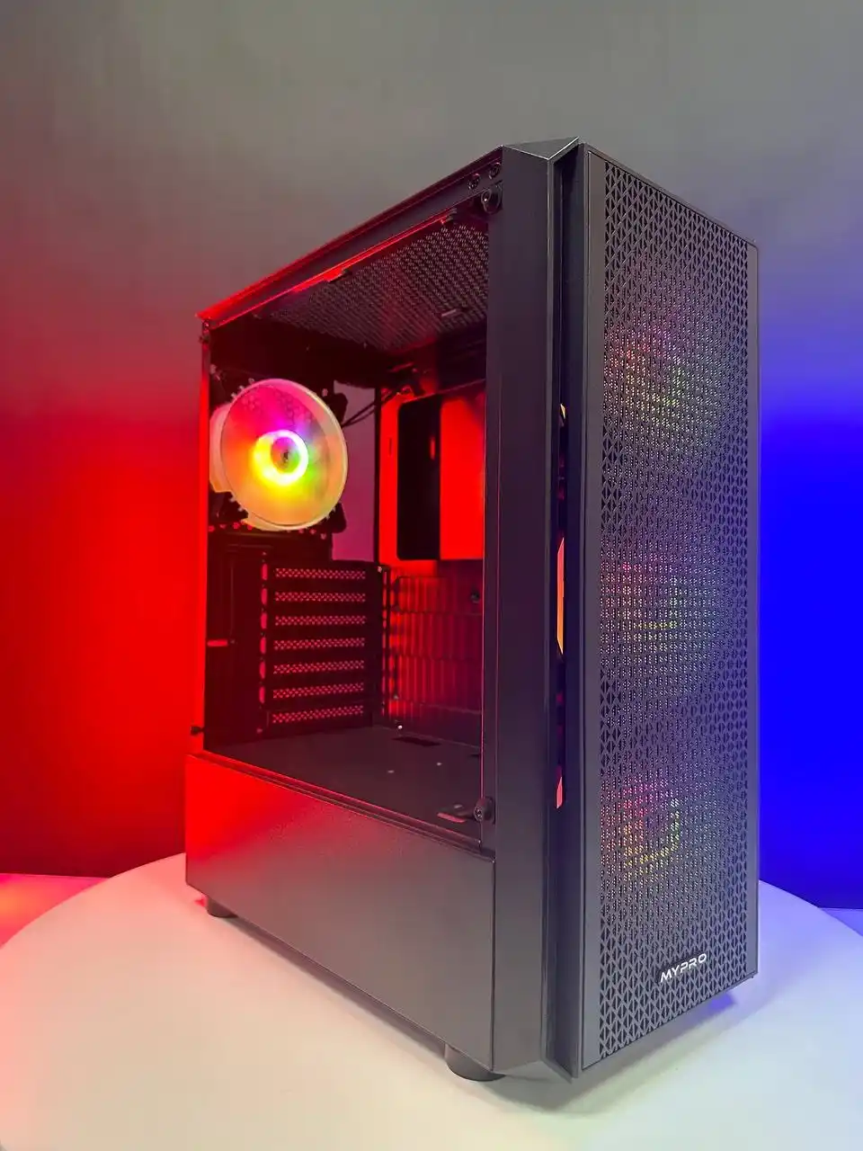 Корпус для ПК, игровой, с 3-4 вентиляторами, RGB, ATX