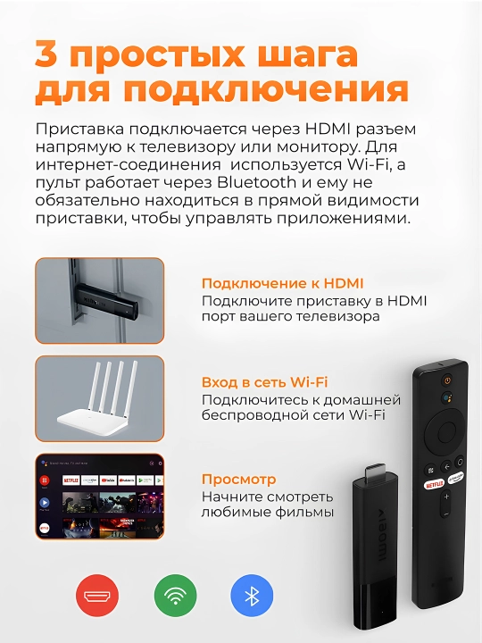 Mi TV Stick pristavkasi, televizoringizni Smart TVga aylantiring