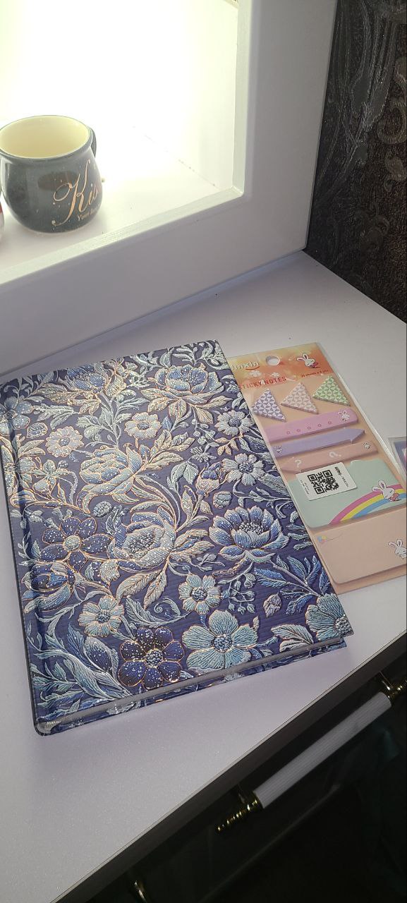 Yorqin va nafis, gulli bloknotlar, 14 * 20 sm, qizlar uchun kreativ bloknot, A5, 100+ bet