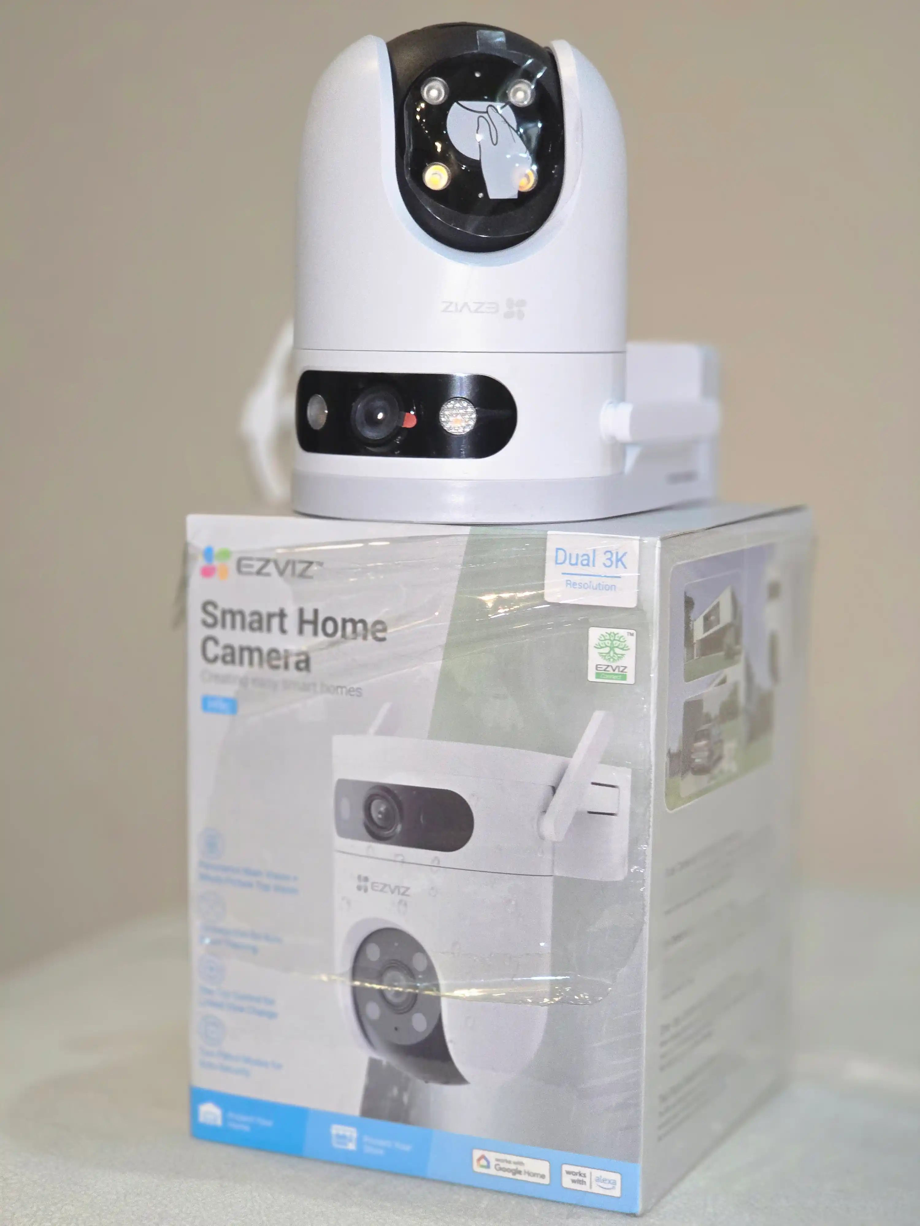 Kamera video kuzatuv EZVIZ H9C 5 MP + 5 MP, Wi-fi kamera, 360 gradusli, video kamera