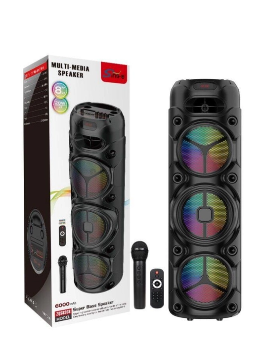 ZQS8308 колонка — Bluetooth портативная акустика с мощным звуком  - 