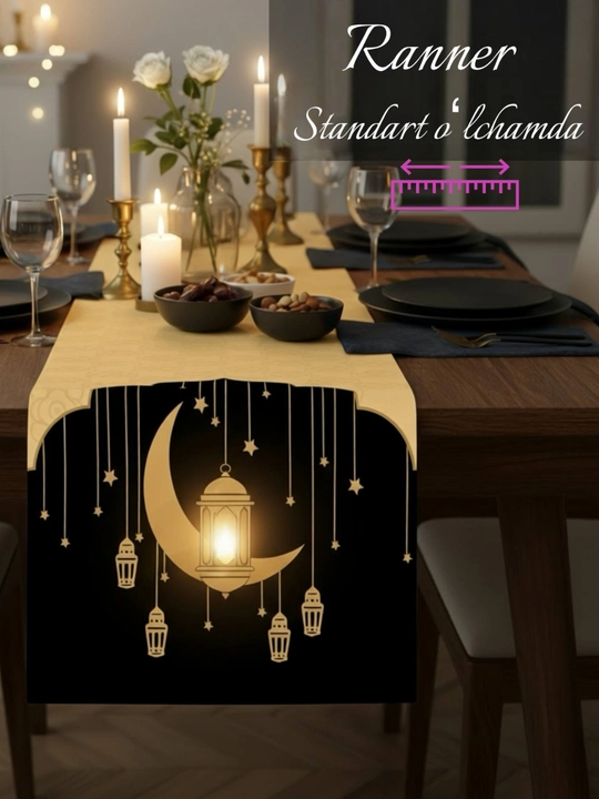 Standart o‘lchamli stol runneri Ramazan - 