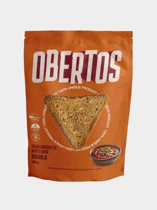 Obertos bug‘doy-jo‘xori g‘renklari adjika ta’mi bilan 100 g