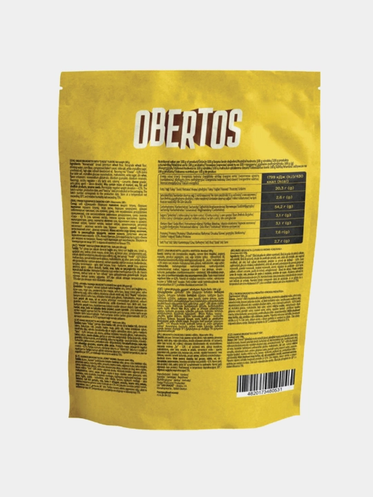 Obertos bug‘doy g‘rin’klari pishloq ta’mi bilan 100 g