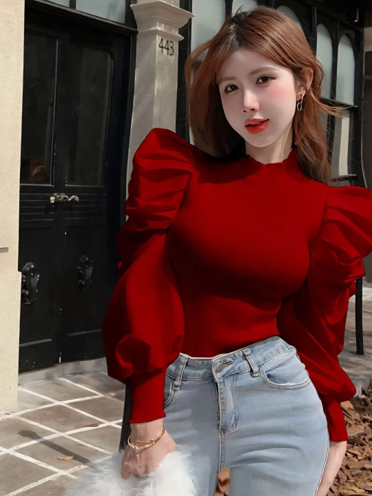 Ayollar uchun keng yengli Kofta
