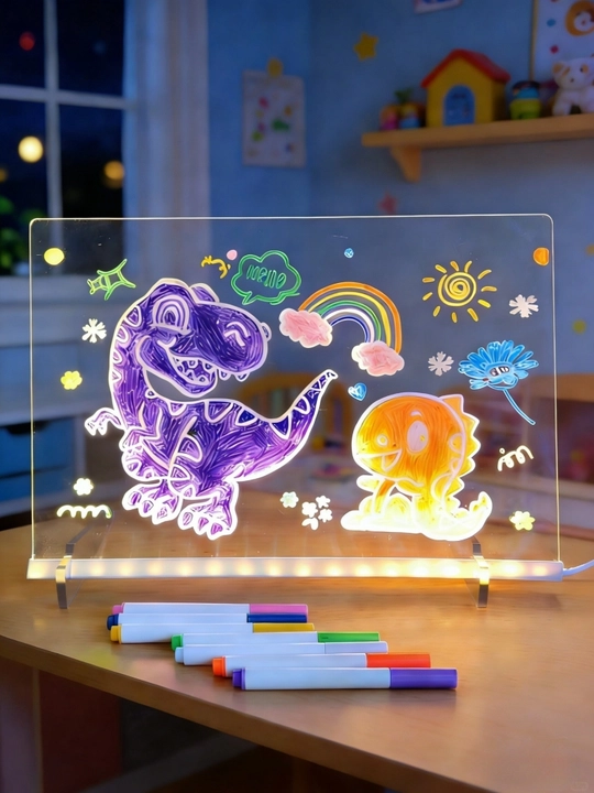 Детская светящаяся LED-доска для рисования, которая стимулирует интерес к рисованию - 
