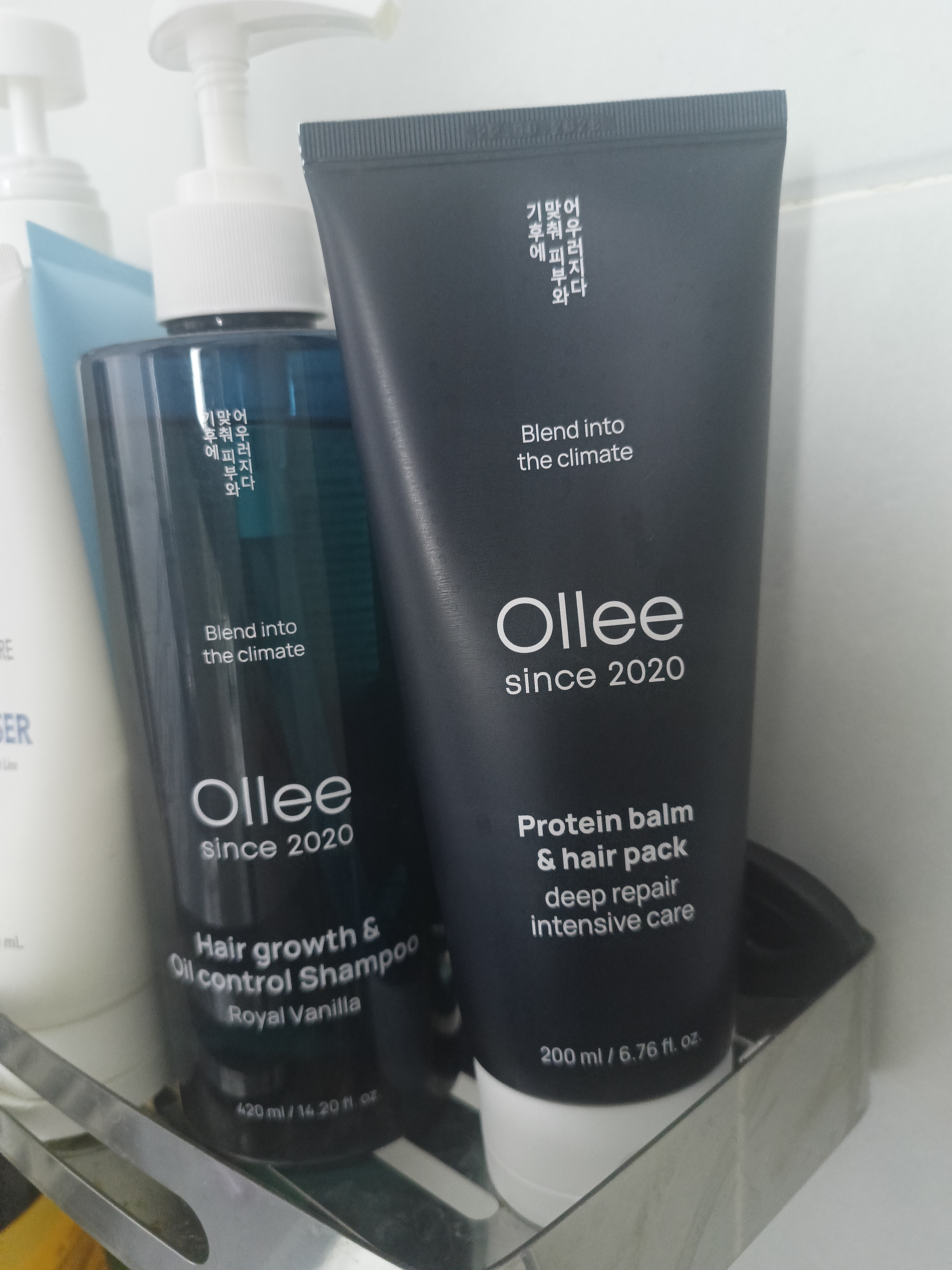 OLLEE keratinli soch balzam-niqobi, soch niqobi, Koreya, 200 ml, quruq sochlar uchun