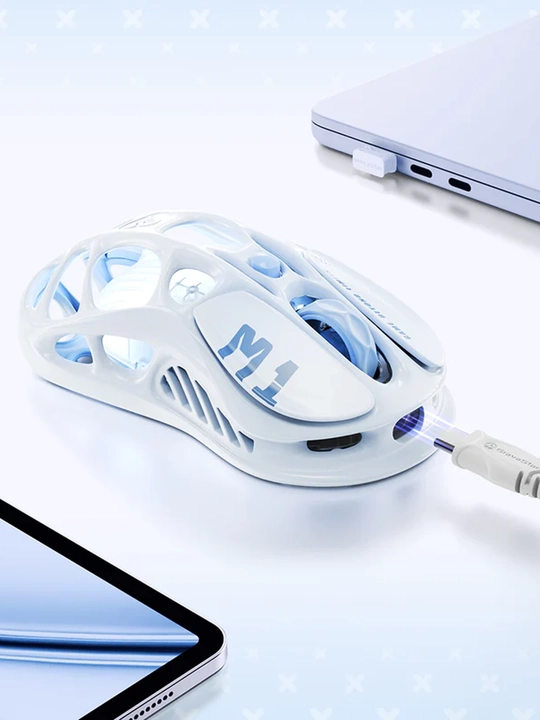 Sichqoncha Mercury M1 Pro Special Edition — Ice Blue