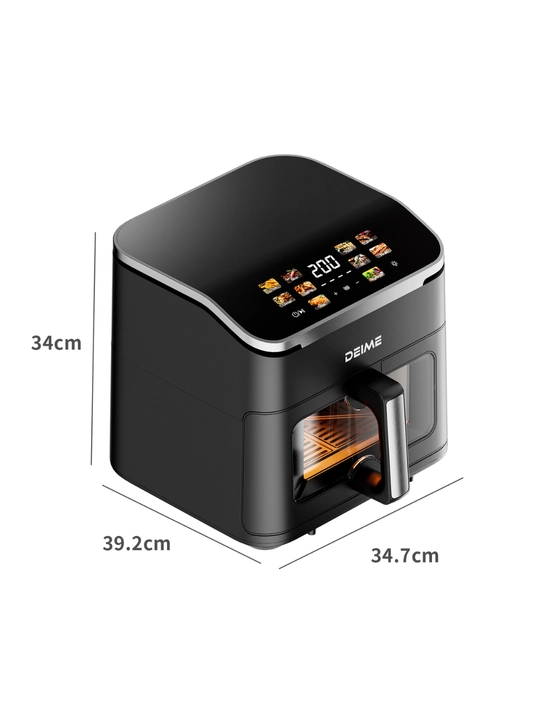 Deime aerogrill, 6, 7, 8, 10 l, yog‘siz qovurish, 1800 Vt quvvatli, ko‘p funksiyali