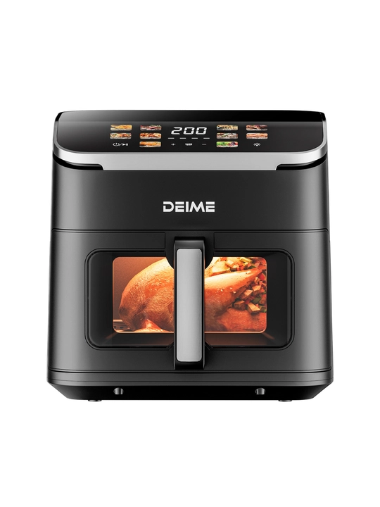 Deime aerogrill, 6, 7, 8, 10 l, yog‘siz qovurish, 1800 Vt quvvatli, ko‘p funksiyali