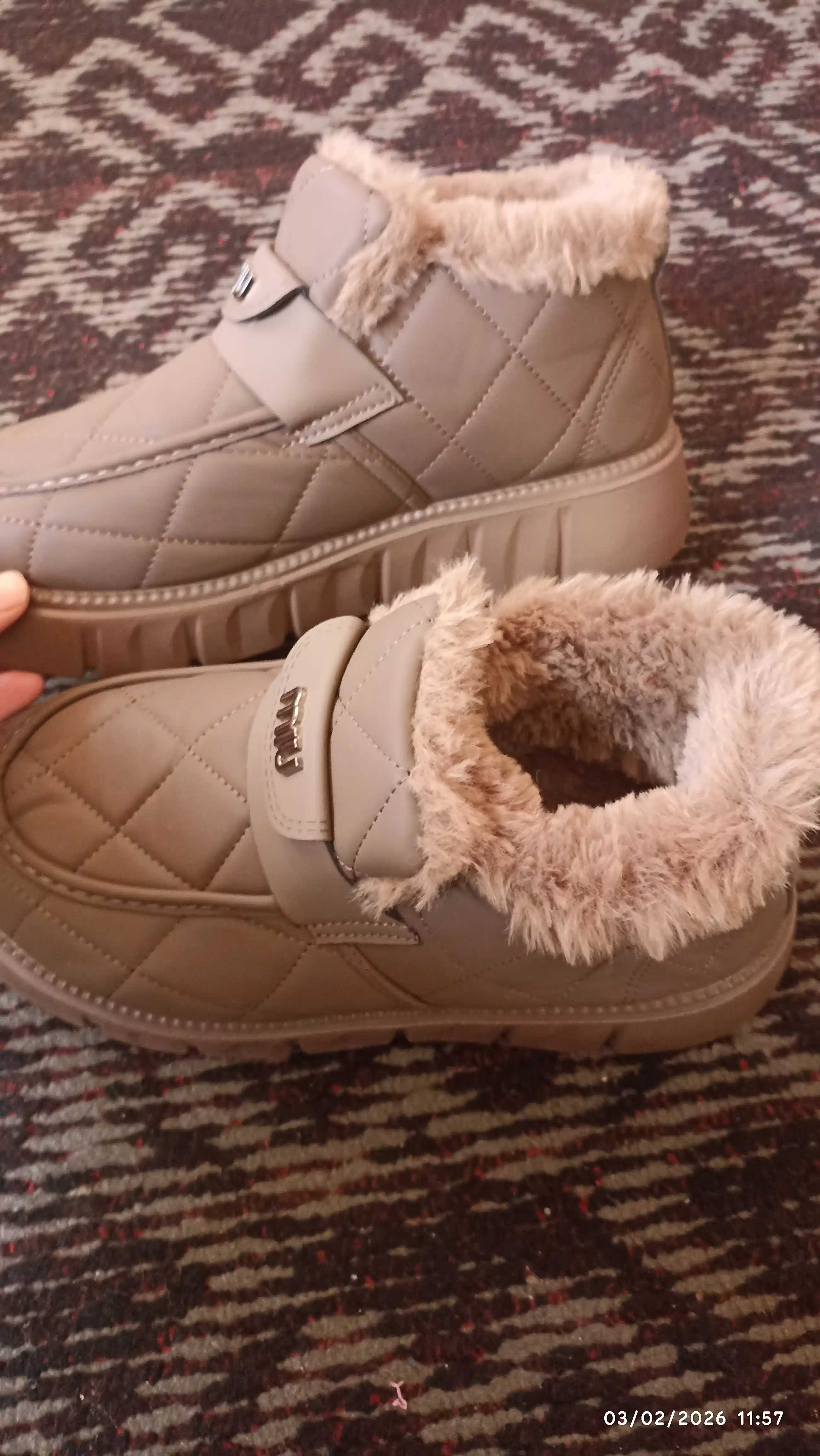 Ayollar yarim etiklari, qishki, mo‘ynali, 36-40