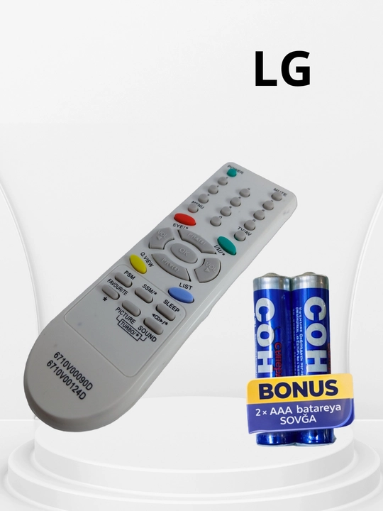 LG televizor pulti 6710V00090D 6710V00124D LED LCD TV uchun masofadan boshqaruv