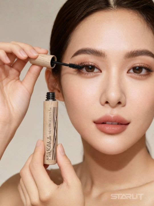 Водостойкая тушь для ресниц Mascara, черная, удлиняющая и придающая объем