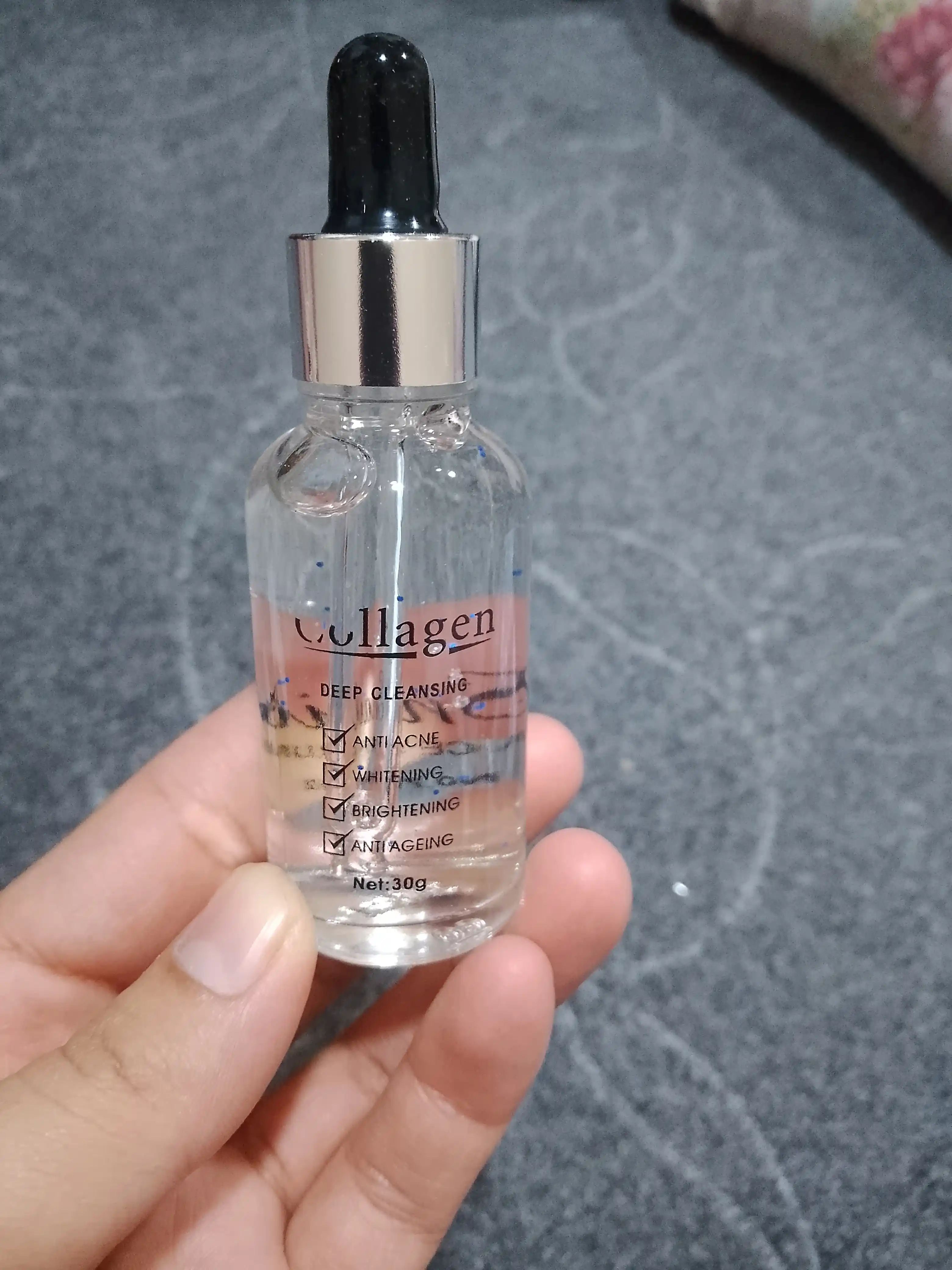 Collagen baza makiyaj uchun, bo'yanish asosi, qarishga qarshi vosita, Collagen Snail, 30 g