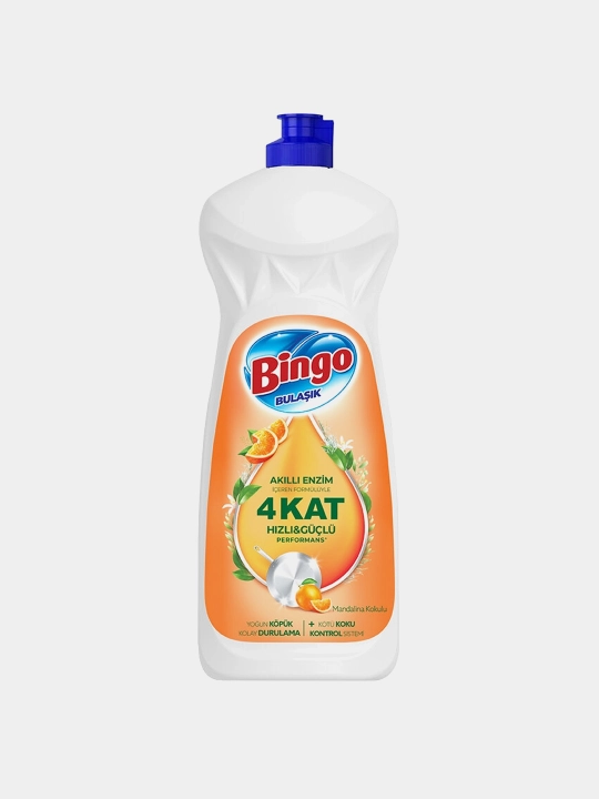 Bingo 1500 ml mandarinli idish yuvish suyuqligi - 